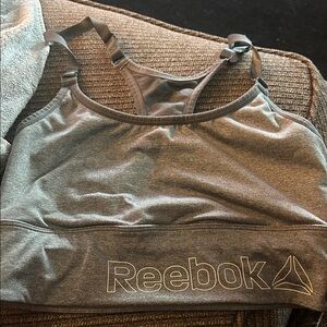 Reebok Charcoal Sports Bra